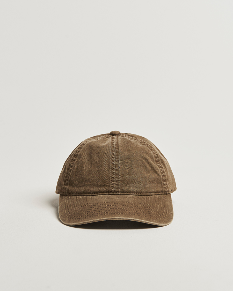 Herre | Hatter og capser | Varsity Headwear | Washed Cotton Baseball Cap Beige
