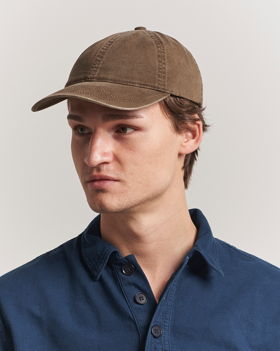 Herre | Hatter og capser | Varsity Headwear | Washed Cotton Baseball Cap Beige