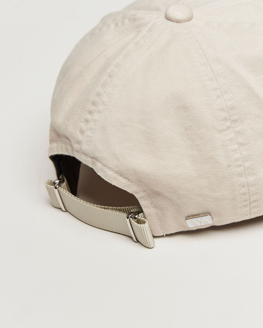 Herre | Hatter og capser | Varsity Headwear | Washed Cotton Baseball Cap Light Beige