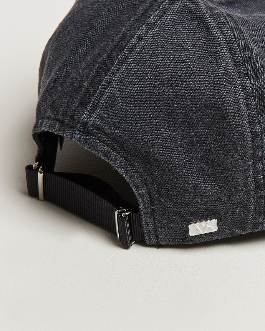 Herre | Varsity Headwear Washed Denim Baseball Cap Black | Varsity Headwear | Washed Denim Baseball Cap Black