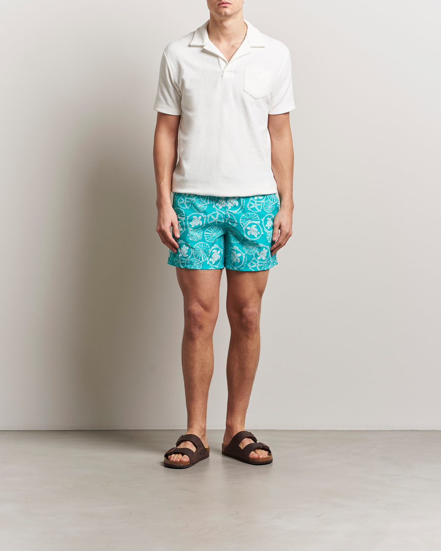 Herre | Badeshorts | Vilebrequin | Moorea Swimshorts Vert Disco