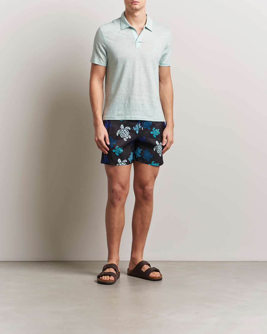 Herre | Badeshorts | Vilebrequin | Mahina Swimshorts Noir
