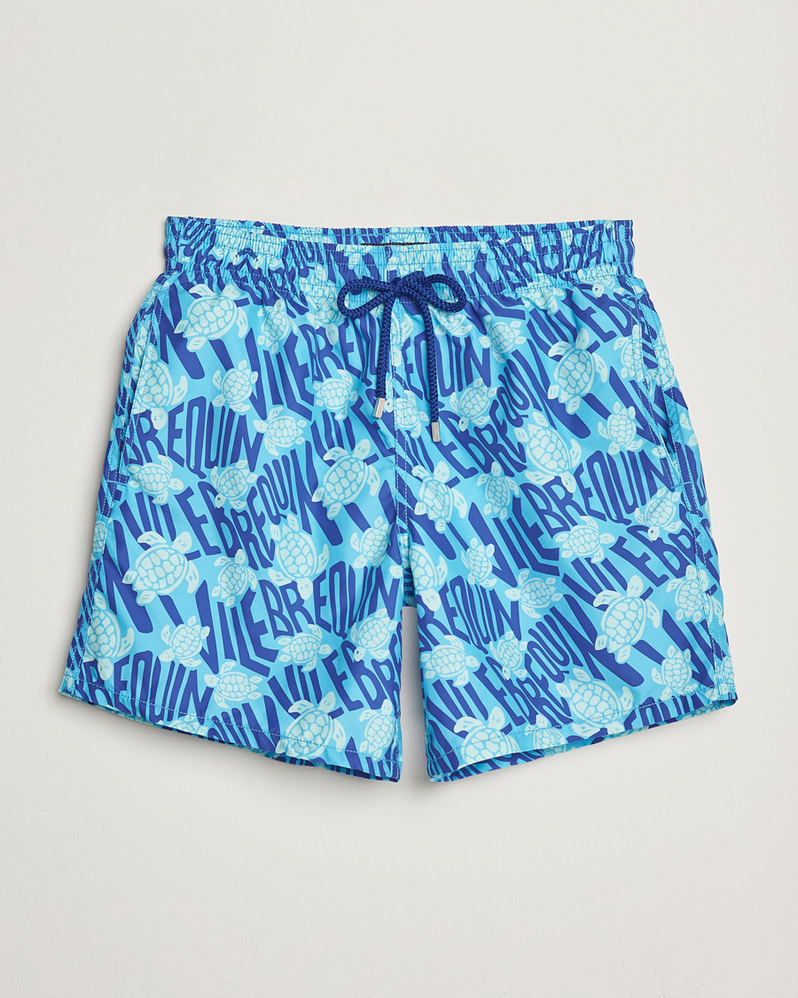 Herre | Badeshorts | Vilebrequin | Moorea Swimshorts Topaze Bleue