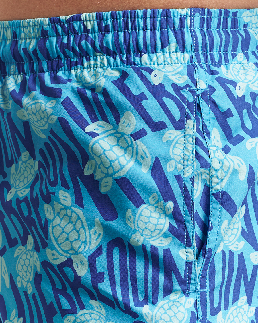 Herre | Badeshorts | Vilebrequin | Moorea Swimshorts Topaze Bleue