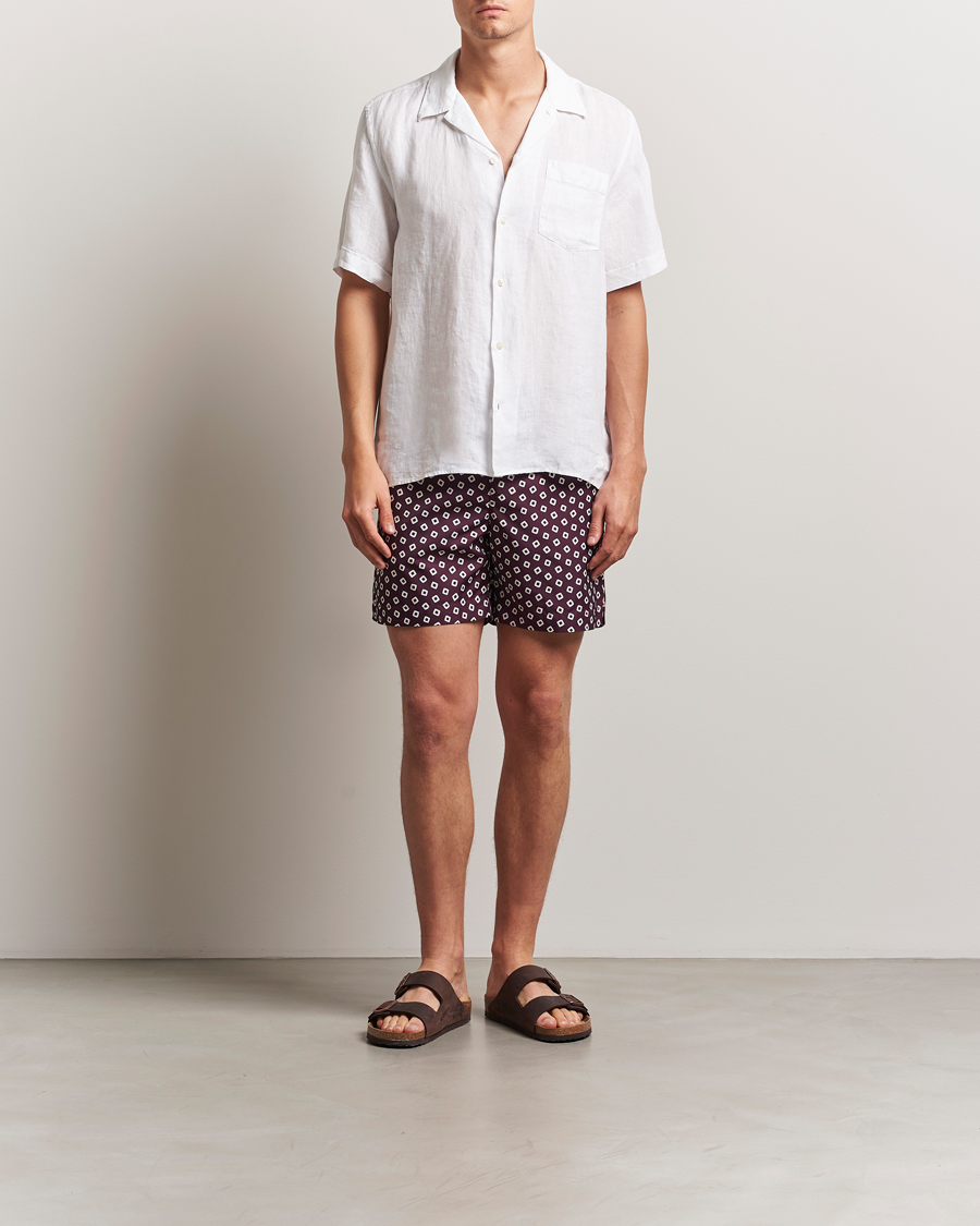 Herre | Skjorter | Vilebrequin | Charli Resort Short Sleeve Shirt Blanc