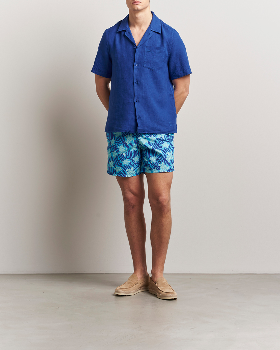 Herre | Skjorter | Vilebrequin | Charli Resort Short Sleeve Shirt Marrakech