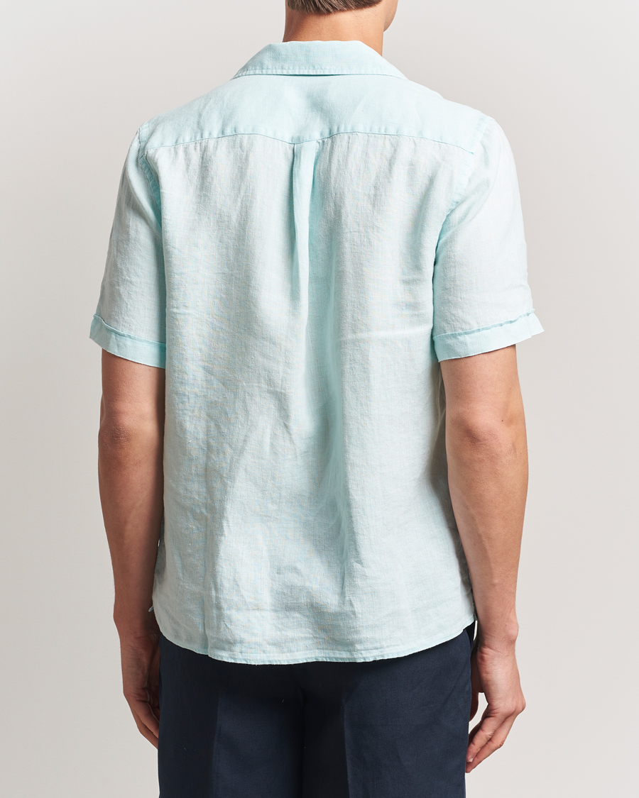 Herre | Skjorter | Vilebrequin | Charli Resort Short Sleeve Shirt Pacific