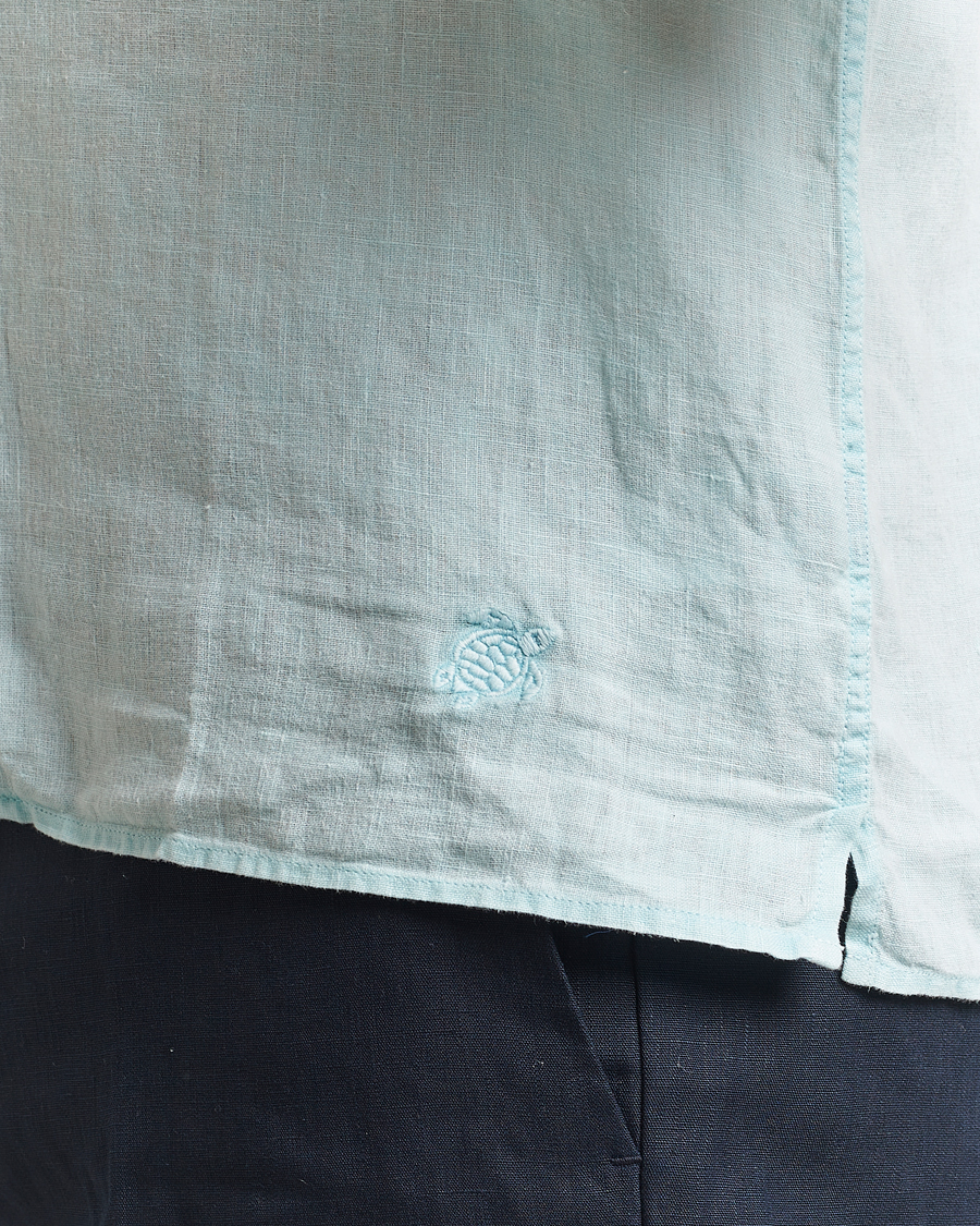 Herre | Skjorter | Vilebrequin | Charli Resort Short Sleeve Shirt Pacific
