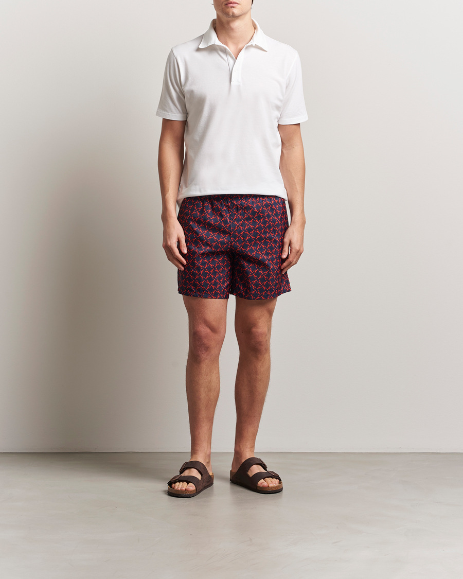Herre | Badeshorts | Vilebrequin | Mahina Swimshorts Bleu Marine
