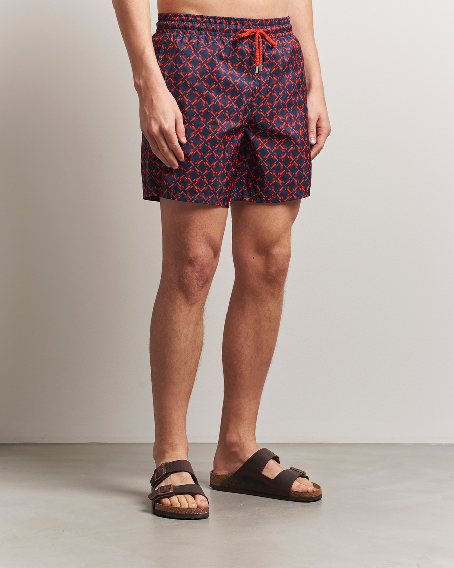 Herre | Badeshorts | Vilebrequin | Mahina Swimshorts Bleu Marine