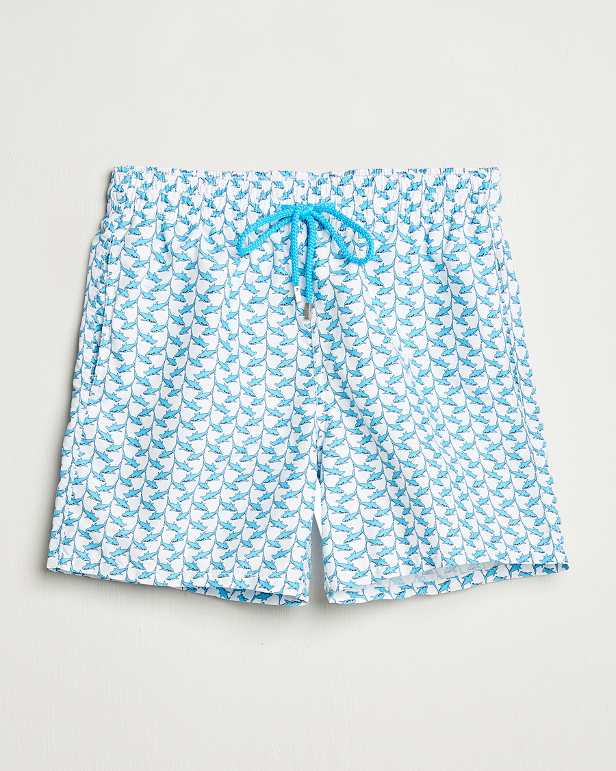 Herre | Badeshorts | Vilebrequin | Moorea Swimshorts Blanc