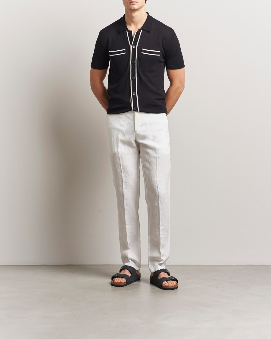 Herre | Bukser | Orlebar Brown | Griffon Italian Linen Trousers White Sand