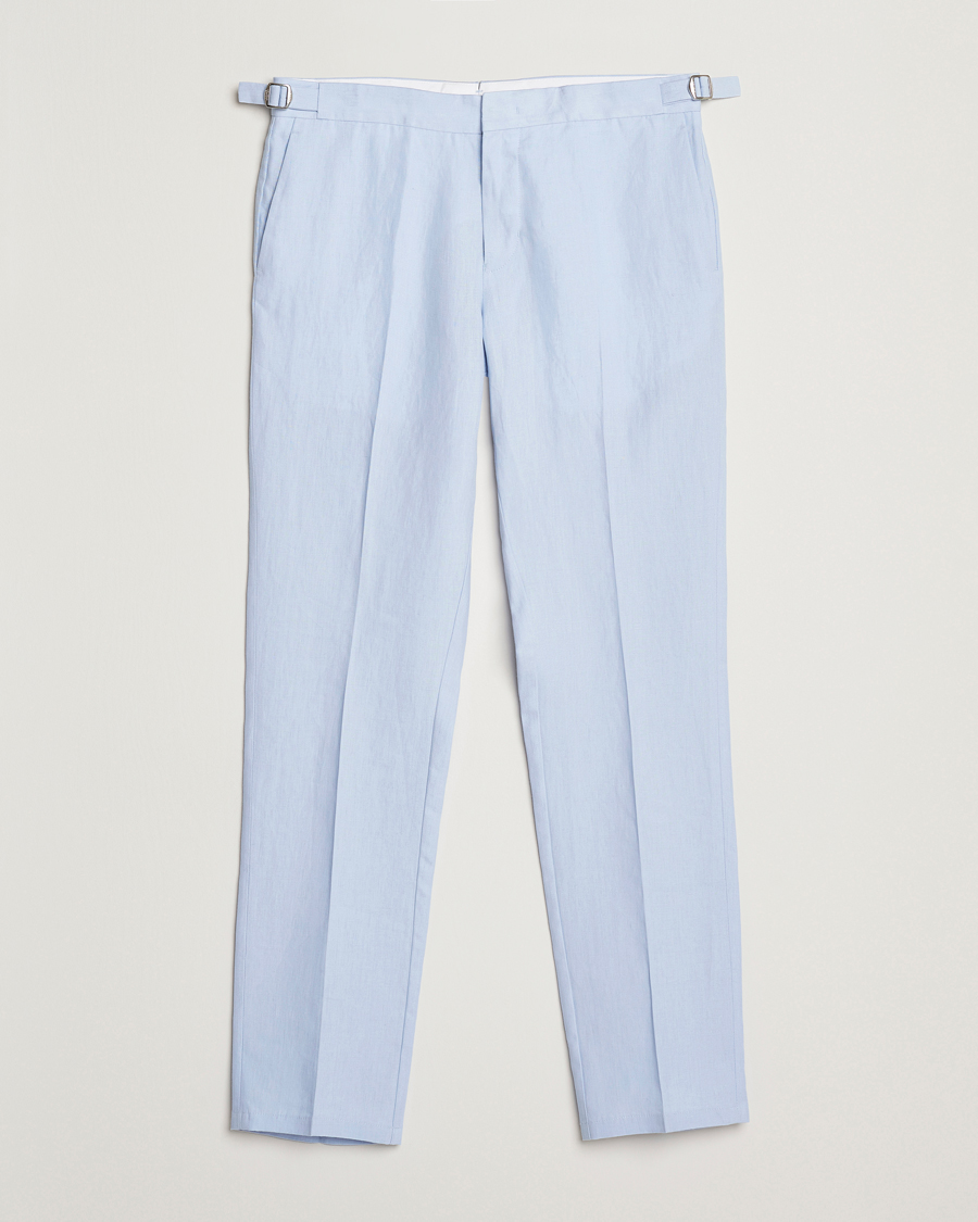 Herre | Bukser | Orlebar Brown | Griffon Linen Trousers Springwater Blue