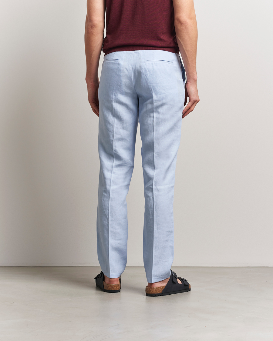 Herre | Bukser | Orlebar Brown | Griffon Linen Trousers Springwater Blue