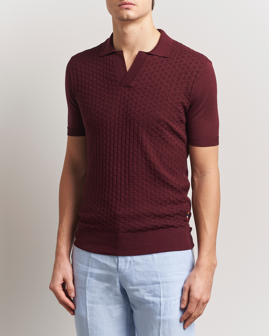 Herre | Pikéer | Orlebar Brown | Horton Maybrook Cotton/Silk Polo Damson
