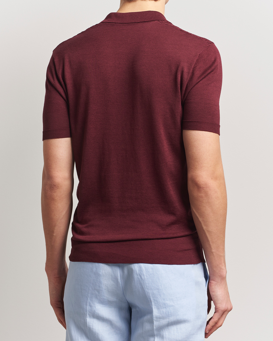 Herre | Pikéer | Orlebar Brown | Horton Maybrook Cotton/Silk Polo Damson