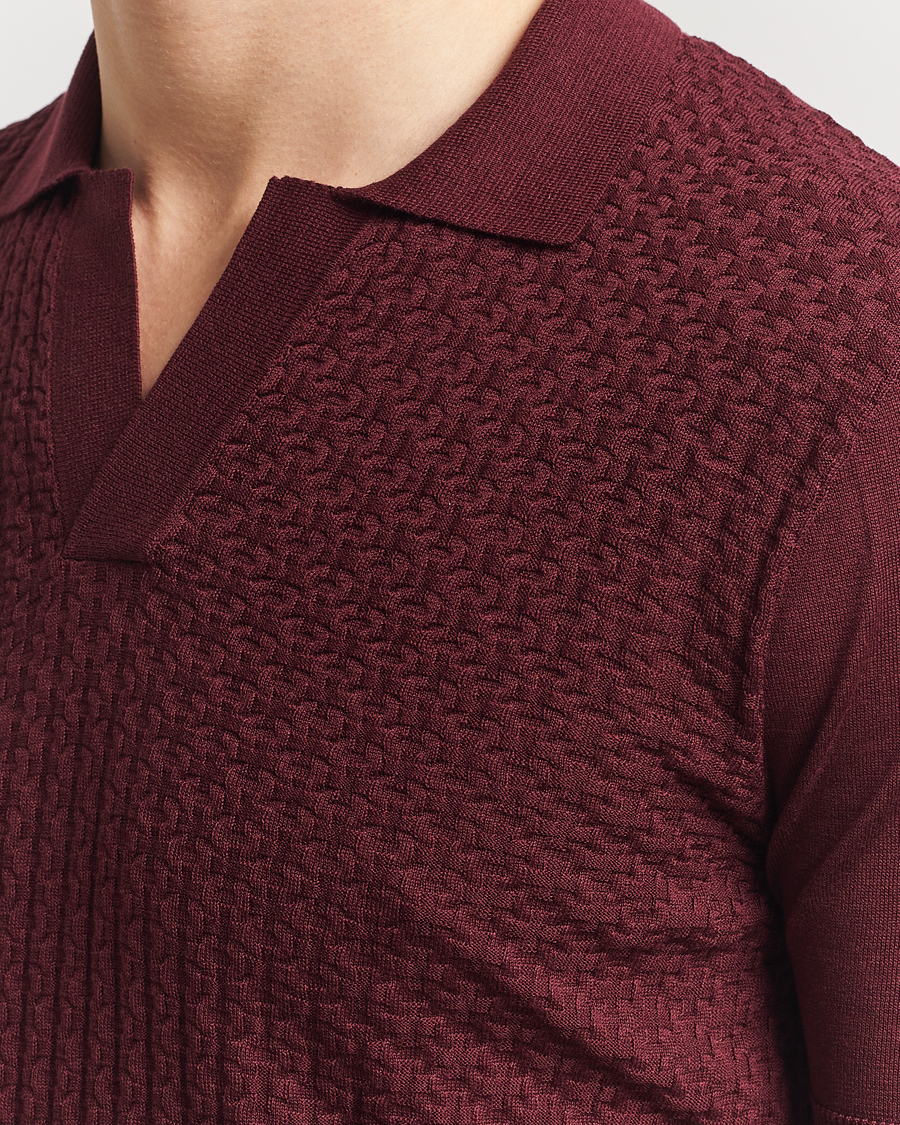 Herre | Pikéer | Orlebar Brown | Horton Maybrook Cotton/Silk Polo Damson