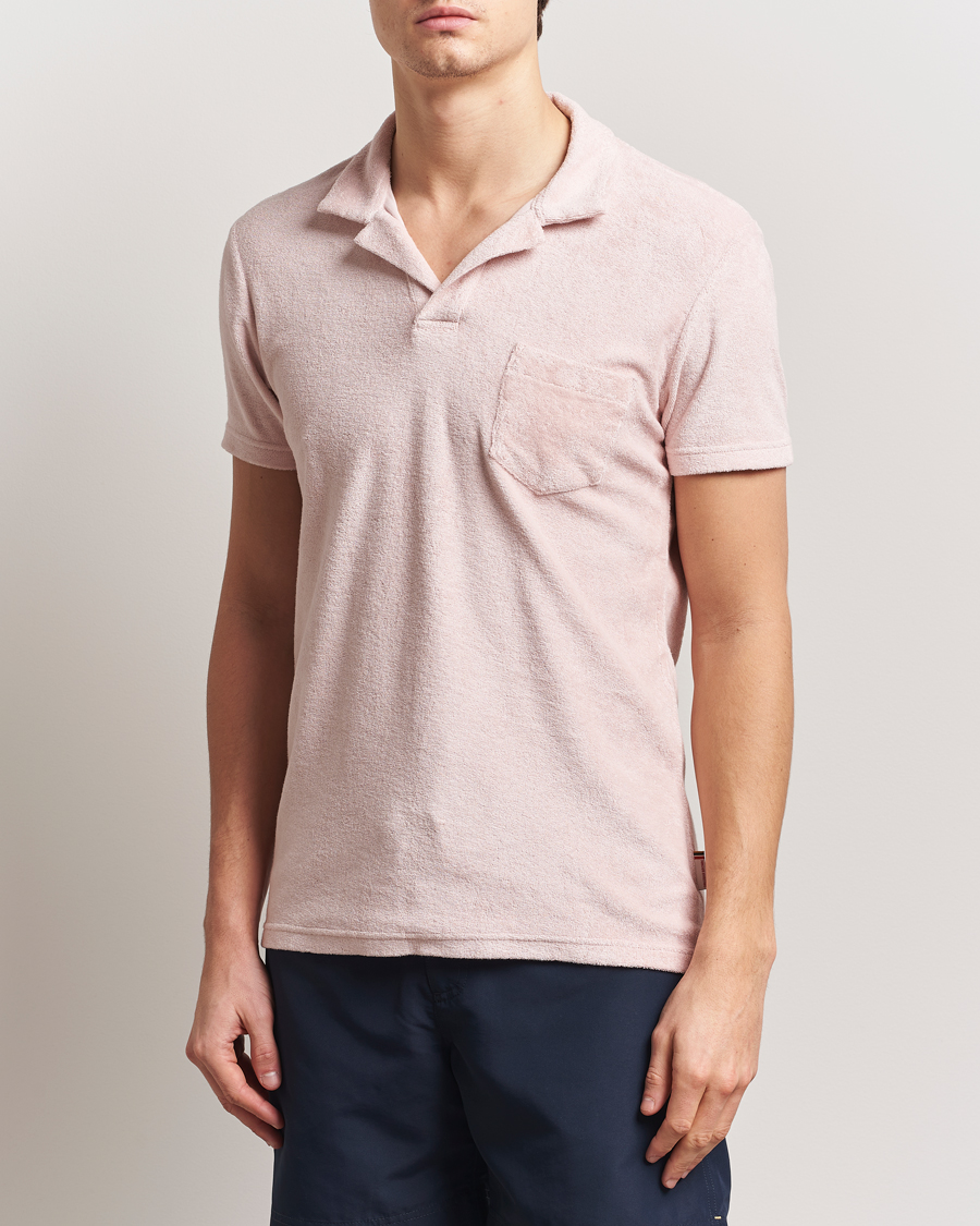 Herre | Pikéer | Orlebar Brown | Terry Polo Pink Sand