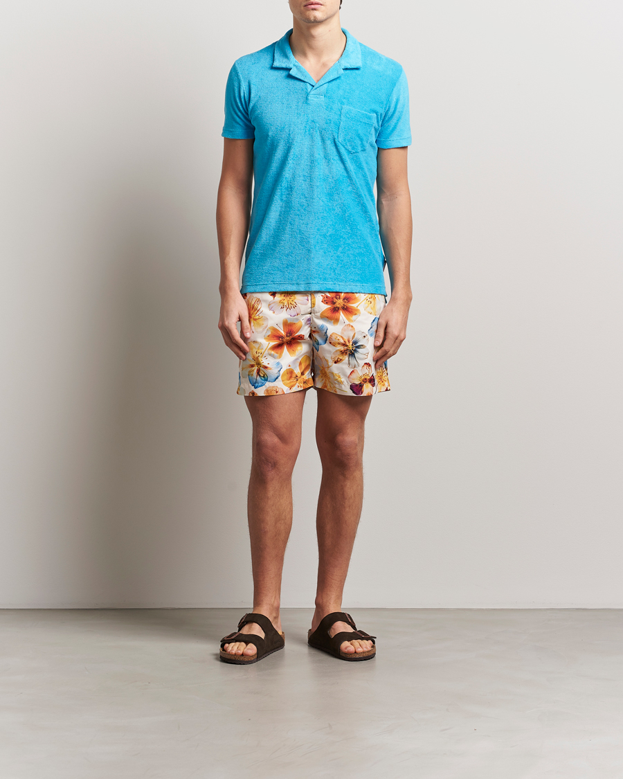 Herre | Pikéer | Orlebar Brown | Terry Polo Agua Blue