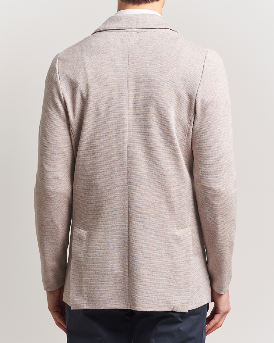 Herre | Dressjakker | Stenströms | Milano Knitted Blazer Beige