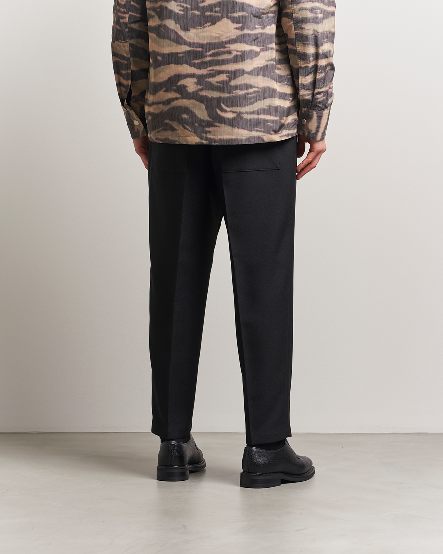 Herre | Bukser | Jil Sander | Regular Fit Gabardine Trousers Black