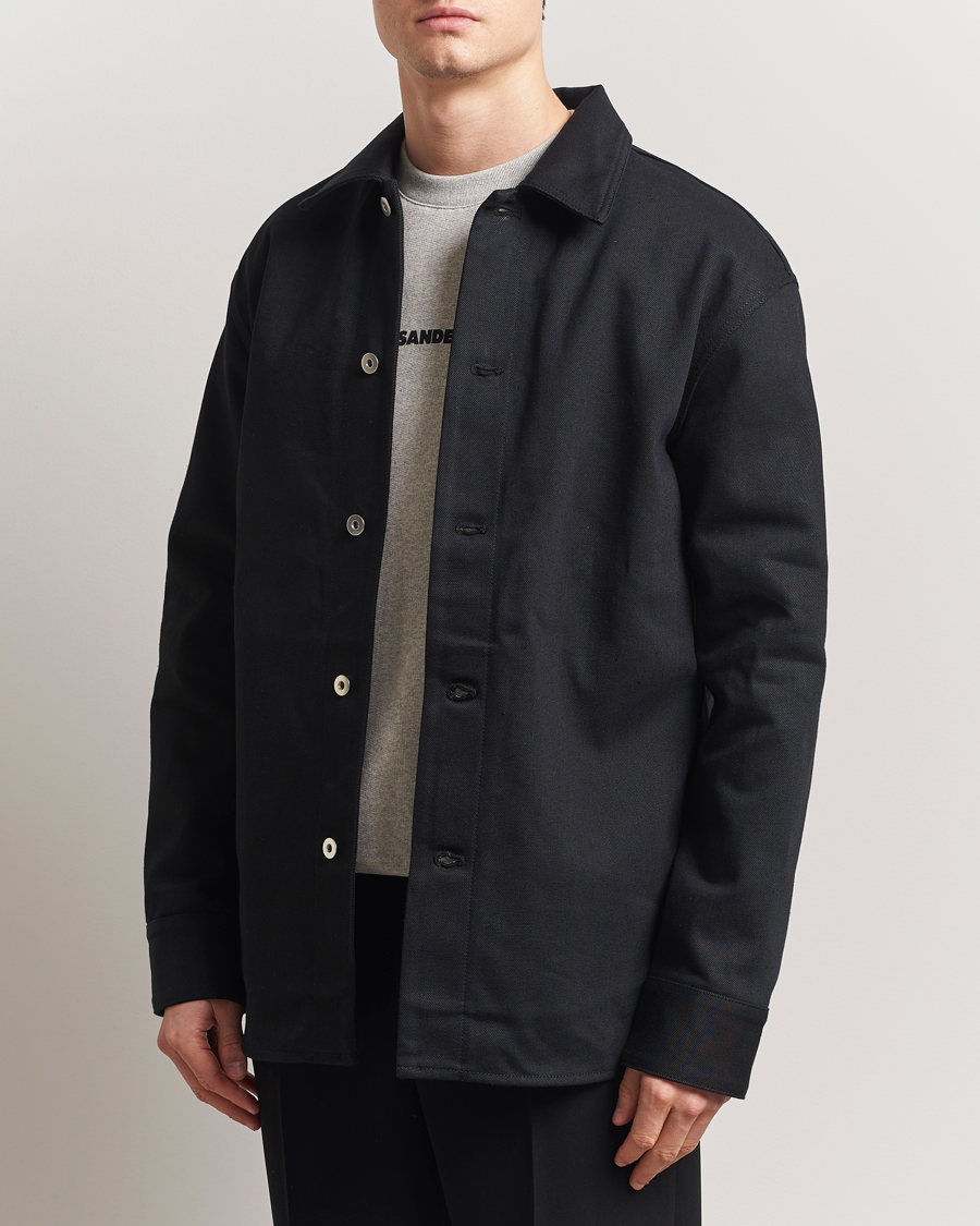 Herre | Jakker | Jil Sander | Denim Shirt Jacket Black
