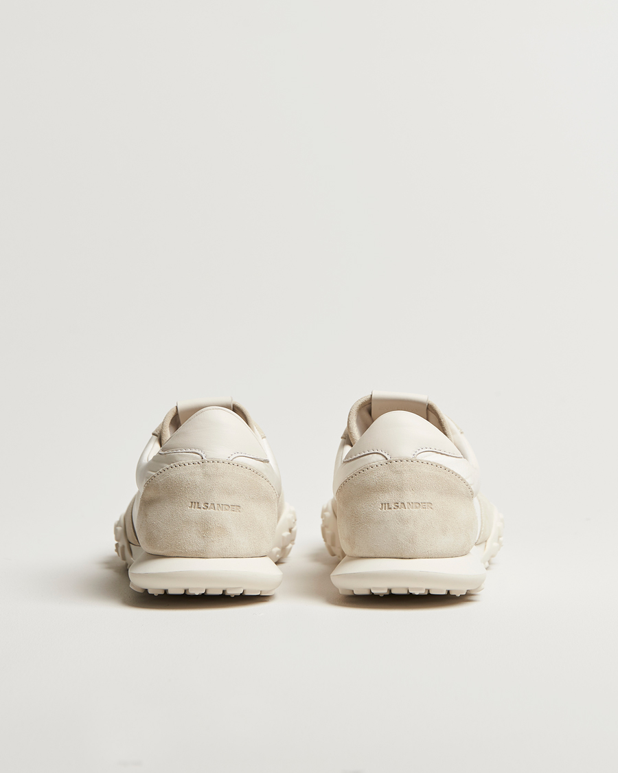 Herre | Sneakers | Jil Sander | Nylon/Suede Running Sneaker Off White