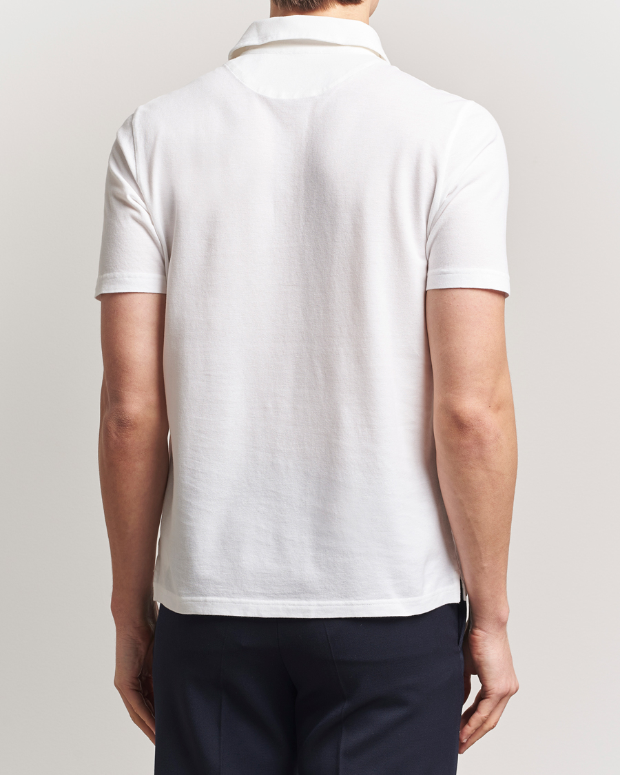 Herre | Pikéer | Zanone | Soft Cotton Piquet Polo White
