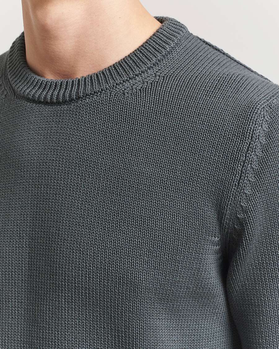 Herre | Gensere | Zanone | Soft Cotton Crewneck Sweater Dark Green