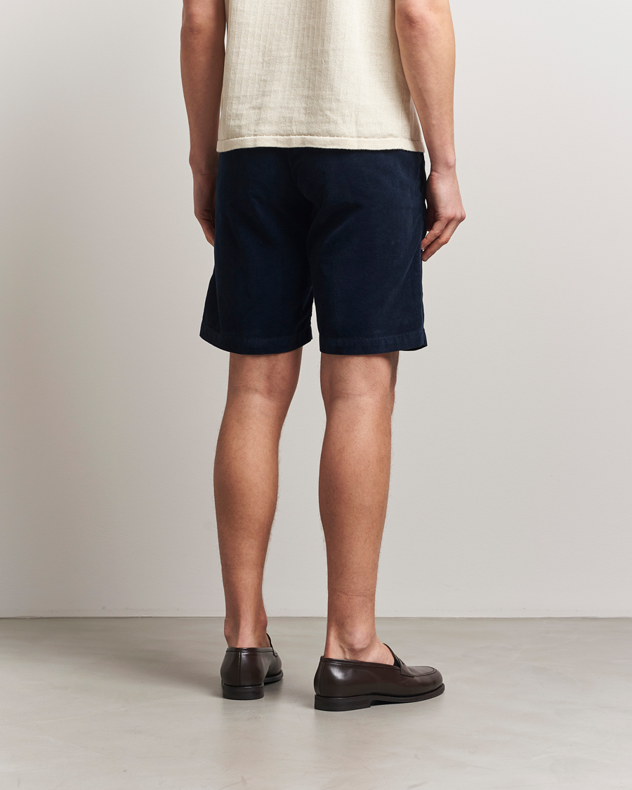 Herre | Shorts | Massimo Alba | Vela Baby Corduroy Shorts Navy
