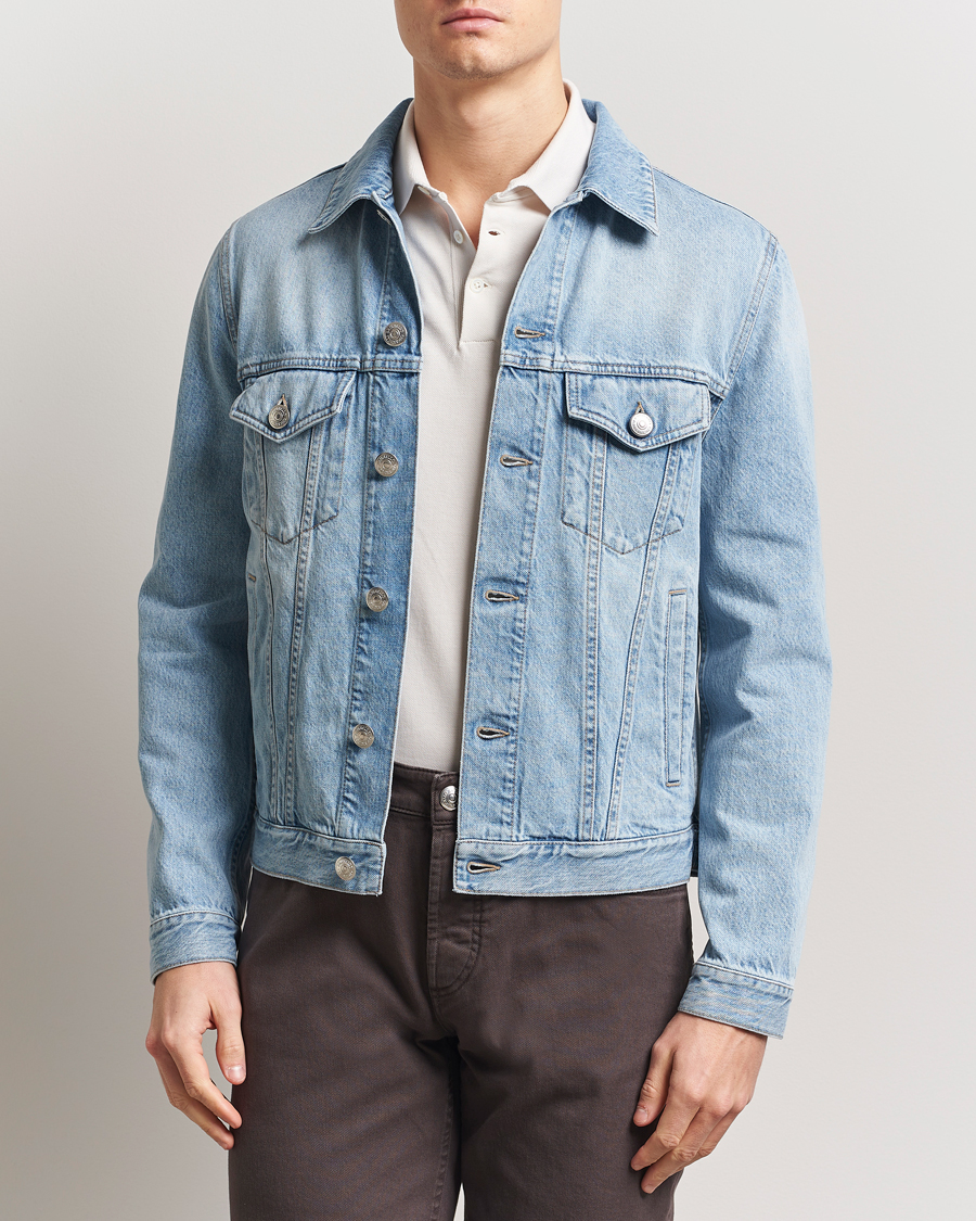 Herre | Jakker | Brunello Cucinelli | Denim Jacket Light Blue