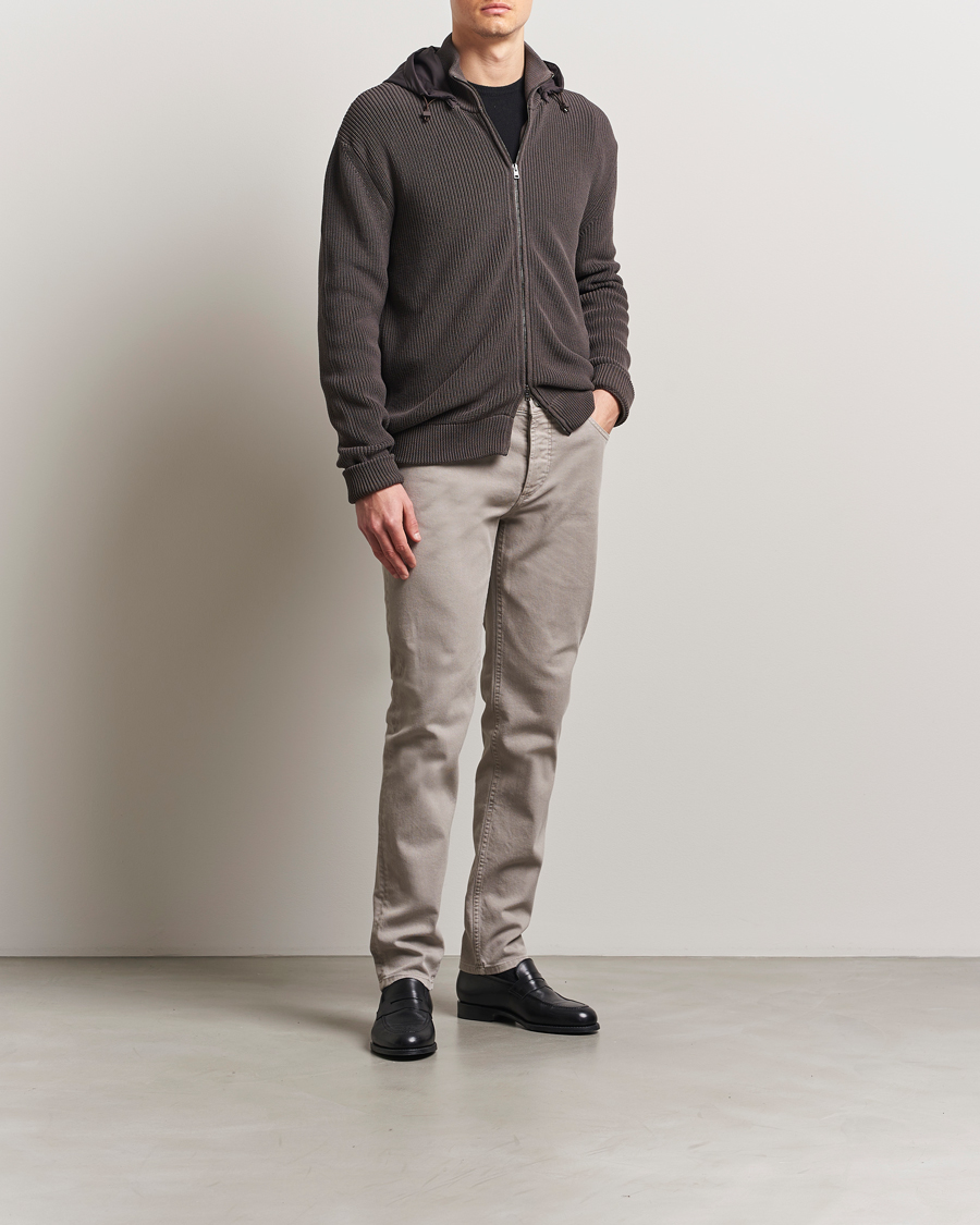Herre | Bukser | Brunello Cucinelli | Slim Fit Bull Denim Pants Grey
