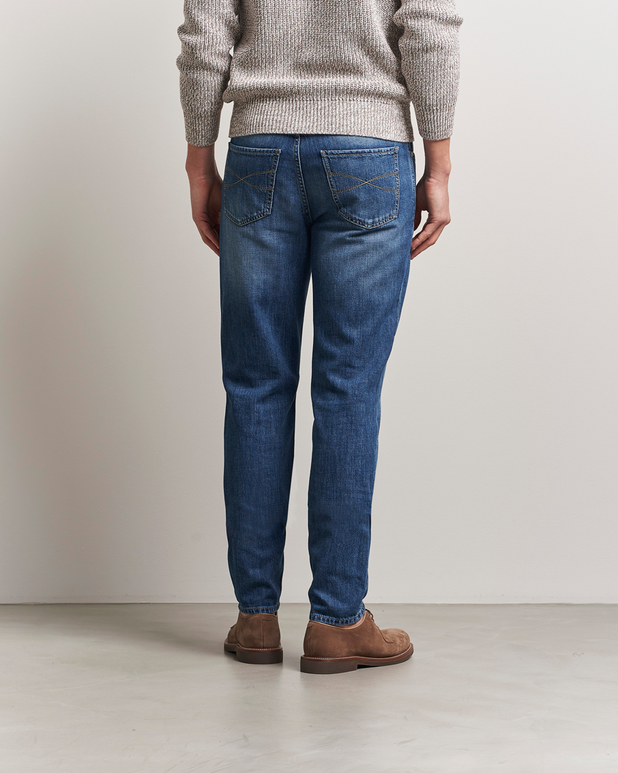 Herre | Jeans | Brunello Cucinelli | Traditional Fit Jeans Medium Wash