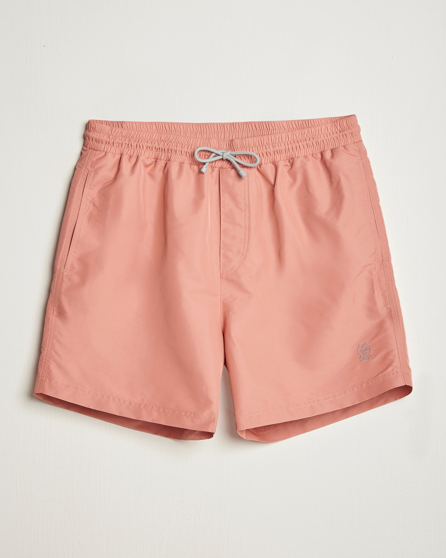 Herre | Badeshorts | Brunello Cucinelli | Nylon Swim Trunks Dusty Red