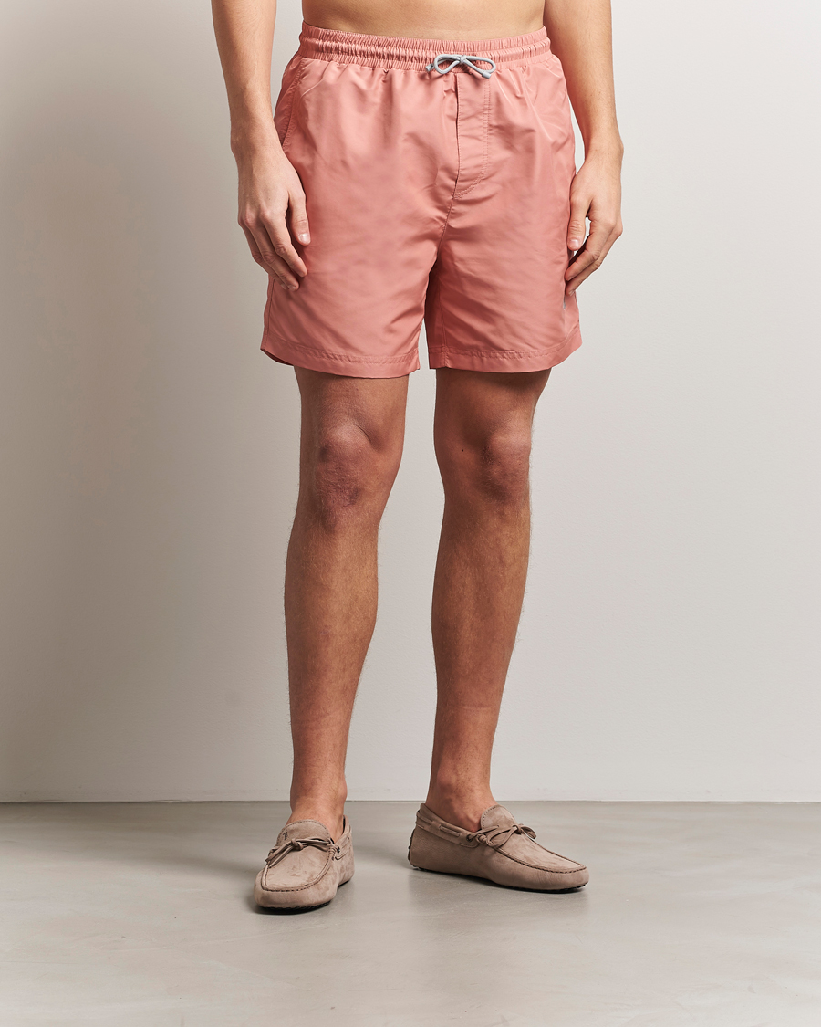Herre | Badeshorts | Brunello Cucinelli | Nylon Swim Trunks Dusty Red