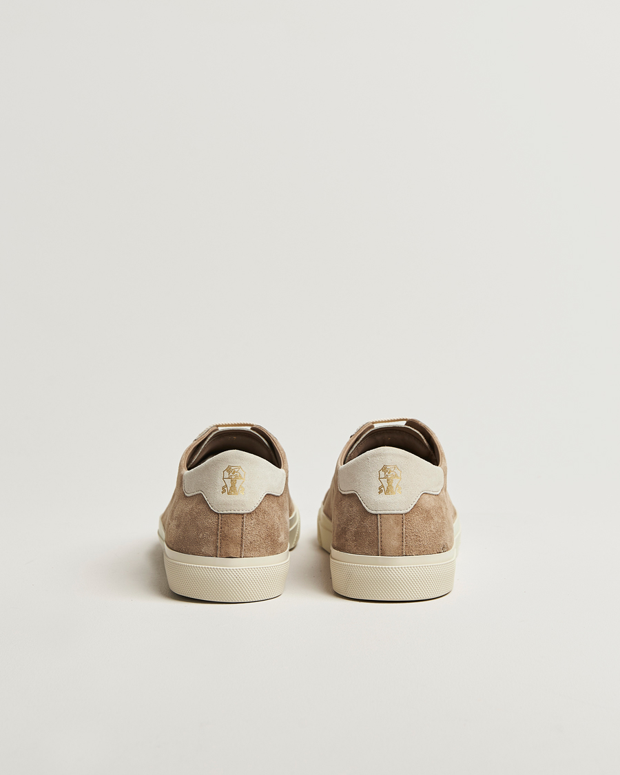 Herre | Sneakers | Brunello Cucinelli | Low Top Sneakers Beige Suede