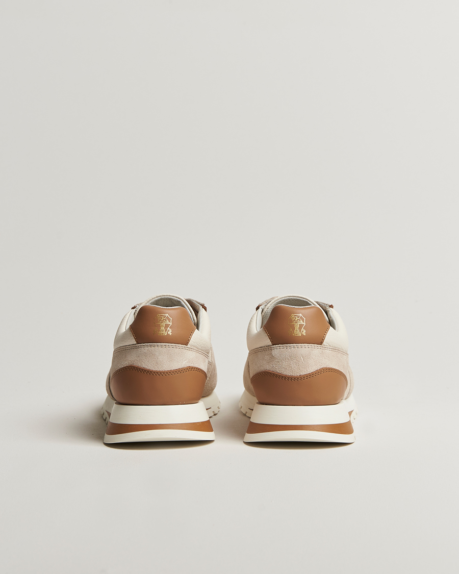Herre | Sneakers | Brunello Cucinelli | Luxury Running Sneakers Light Beige