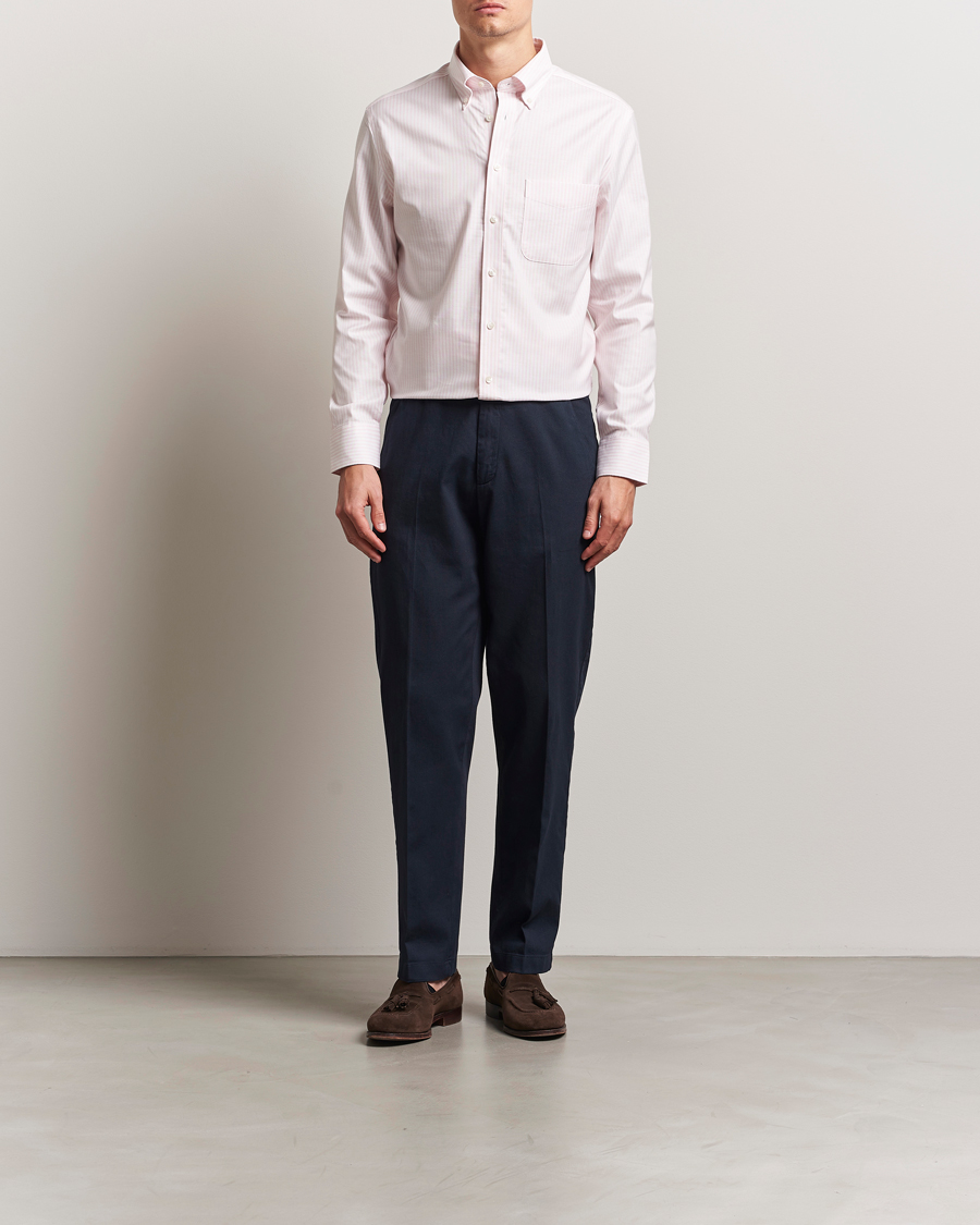 Herre | Skjorter | Charles Tyrwhitt | Non Iron Stretch Oxford Shirt Light Pink