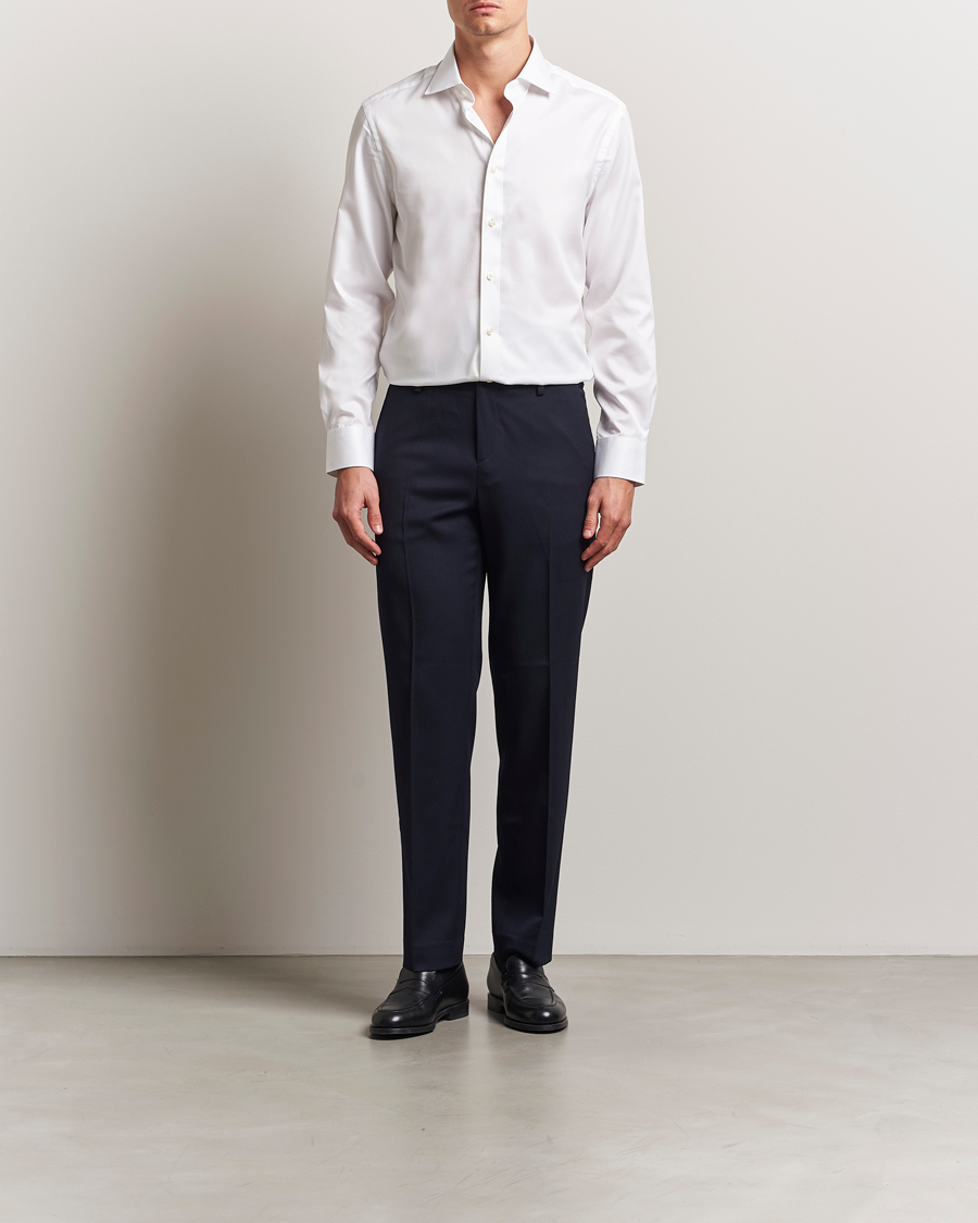 Herre | Skjorter | Charles Tyrwhitt | Egyptian Cotton Twill Shirt White