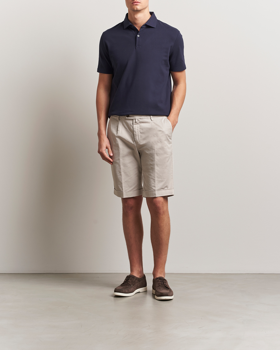 Herre | Pikéer | Charles Tyrwhitt | Short Sleeve Cotton Pique Polo Navy