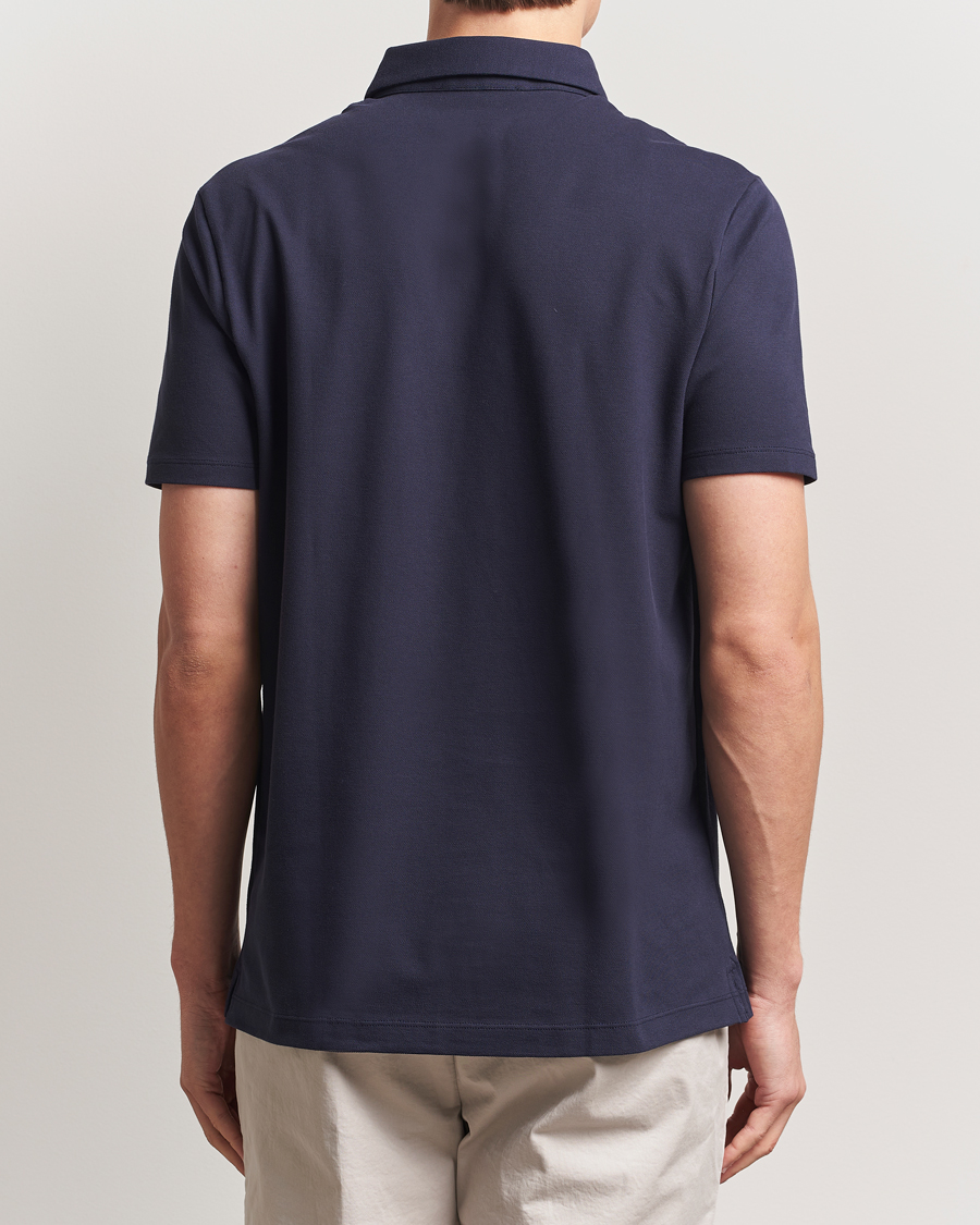 Herre | Pikéer | Charles Tyrwhitt | Short Sleeve Cotton Pique Polo Navy