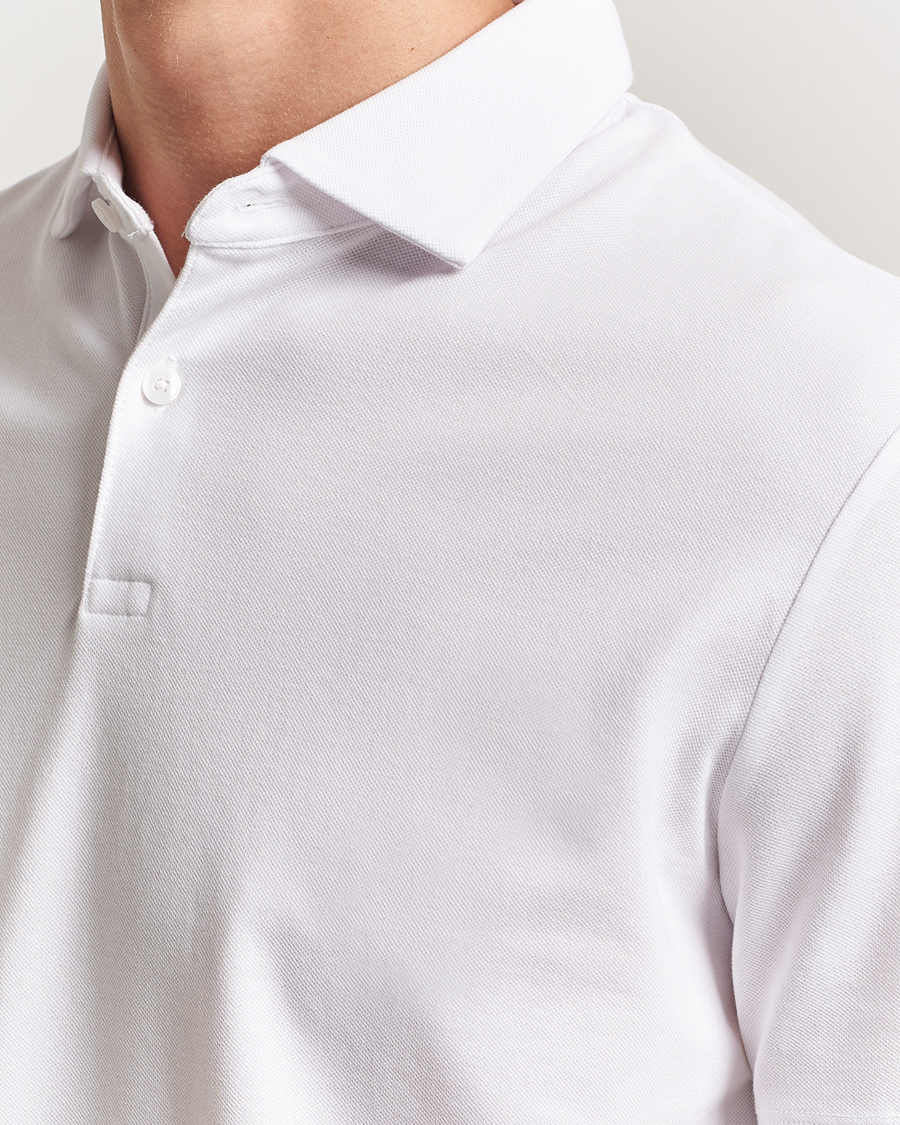 Herre | Pikéer | Charles Tyrwhitt | Short Sleeve Cotton Pique Polo White