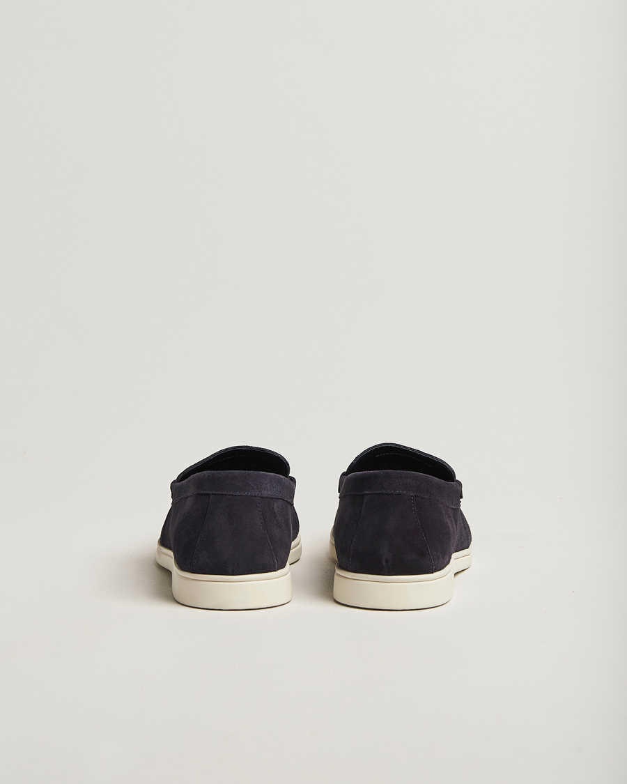 Herre | Loafers | Charles Tyrwhitt | Suede Slip On Loafers Navy