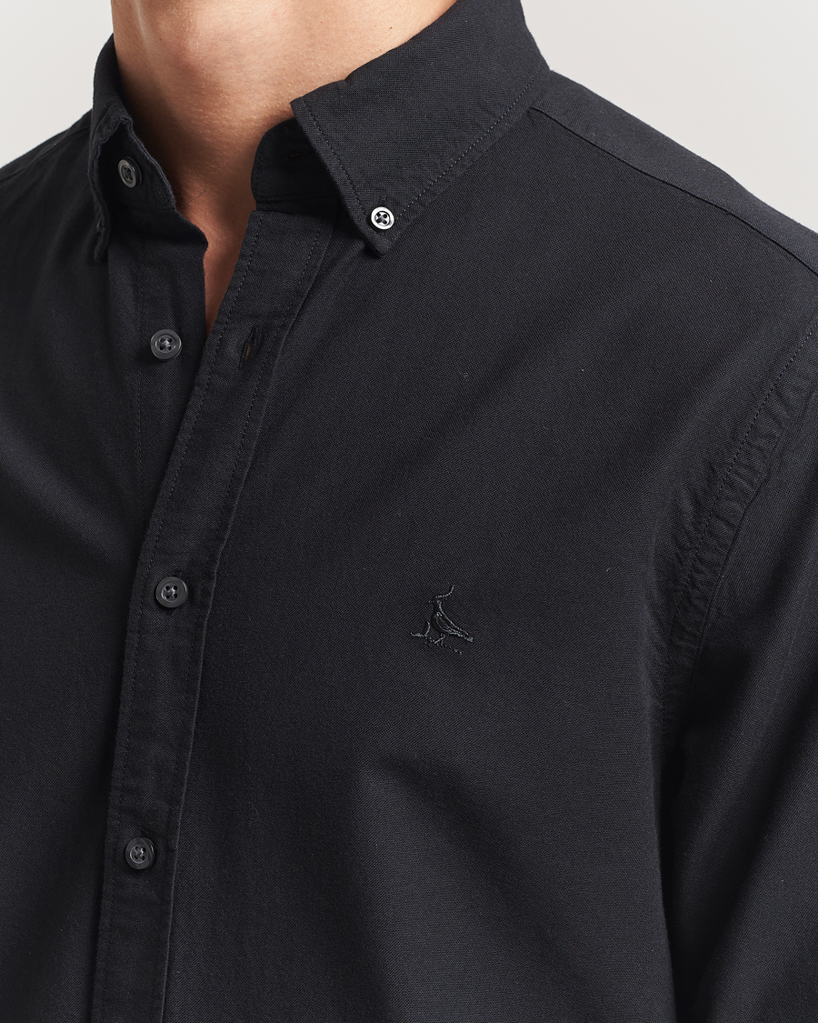 Herre | Skjorter | Charles Tyrwhitt | Button Down Stretch Oxford Shirt Black