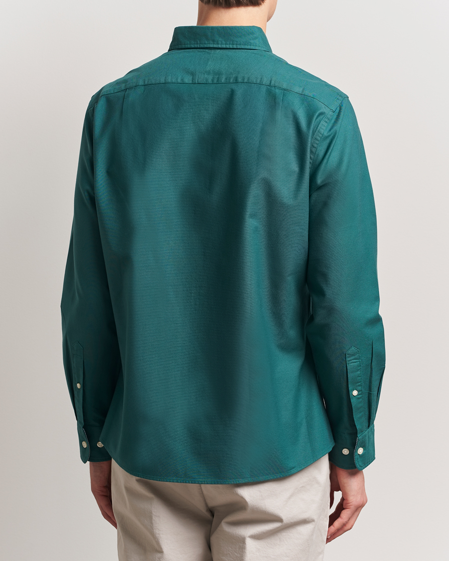 Herre | Skjorter | Charles Tyrwhitt | Button Down Stretch Oxford Shirt Teal Green