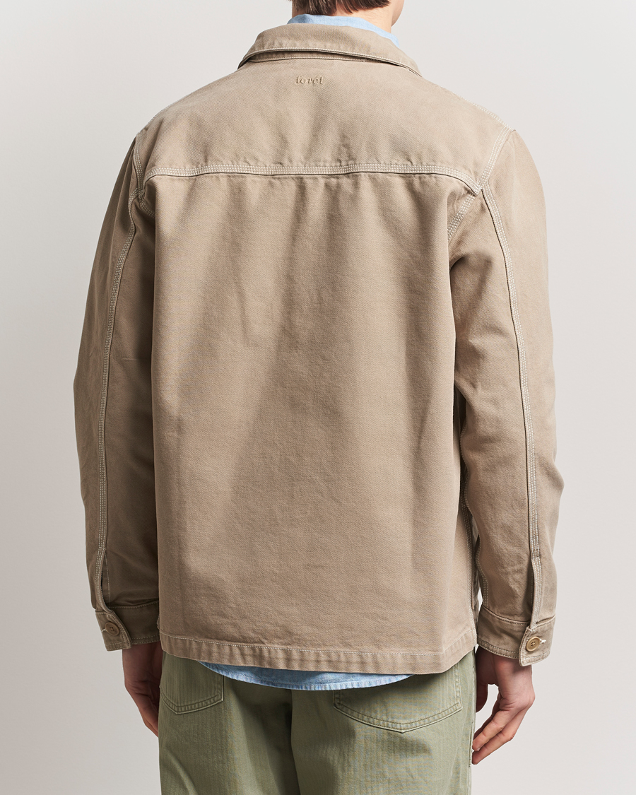 Herre | Skjorter | Forét | Berry Canvas Overshirt Khaki