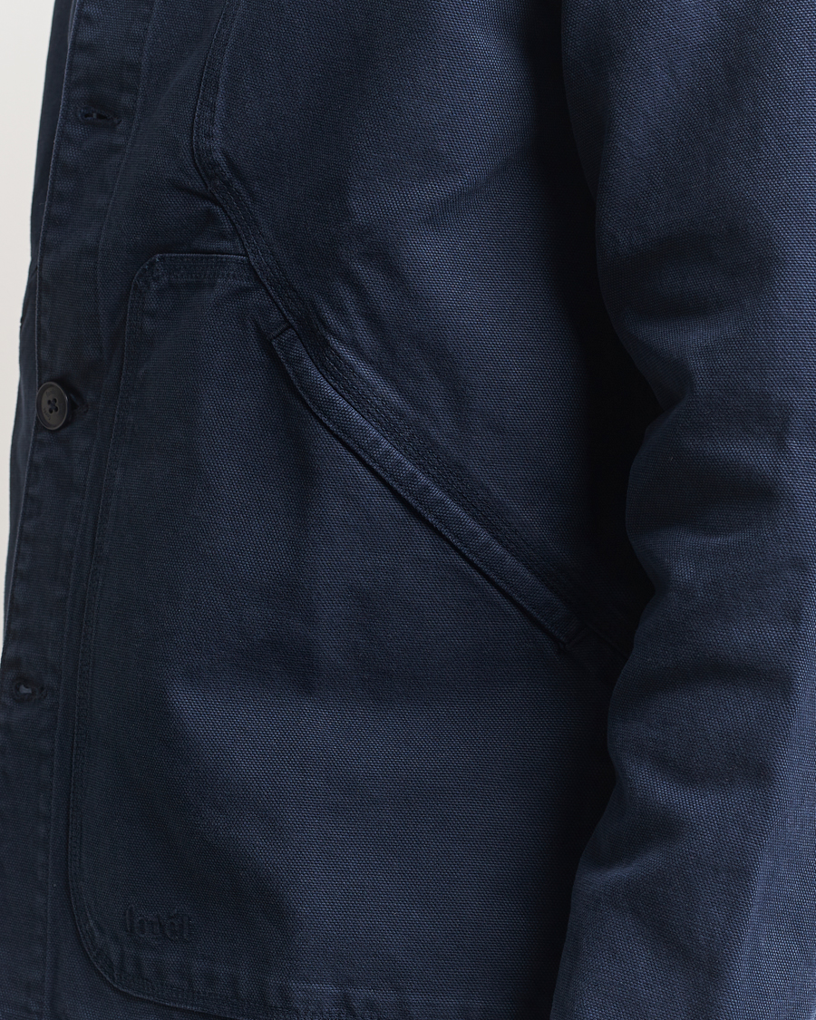 Herre | Skjorter | Forét | Berry Canvas Overshirt Navy