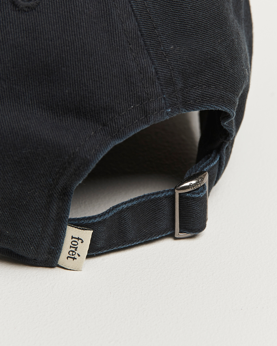 Herre | Forét Hawk Washed Cap Black | Forét | Hawk Washed Cap Black