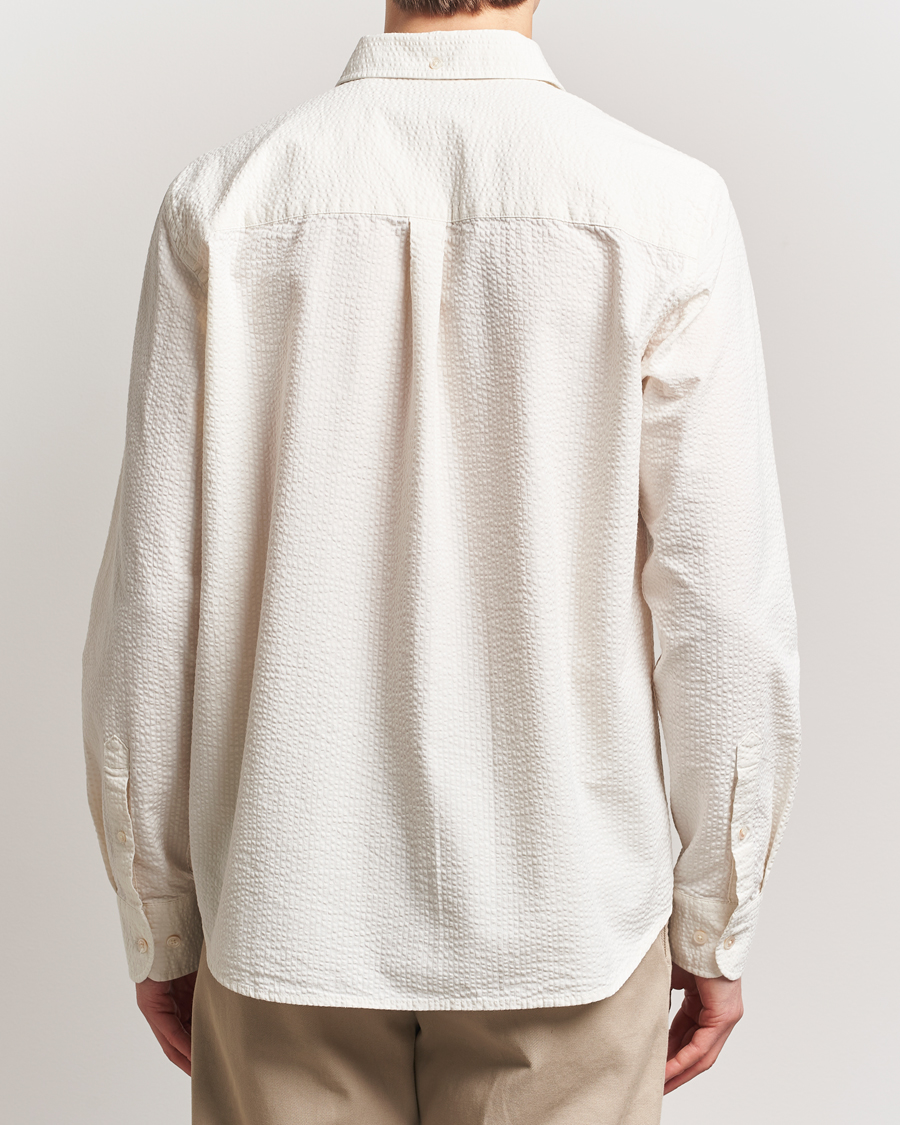 Herre | Skjorter | Forét | Hornet Seersucker Shirt Cloud
