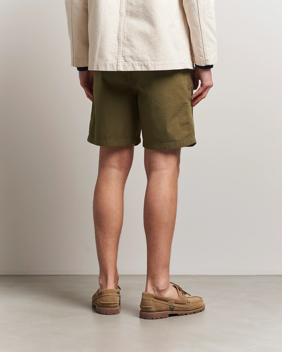 Herre | Shorts | Forét | Hush Seersucker Shorts Army